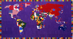 Alighiero Boetti, Map of the World, 1988 (detail) - ZOOM 